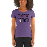 Wisconsin Mamma Ladies' short sleeve t-shirt - Thread Caboodle