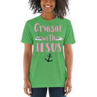 Cruisin' with Jesus Cute Travel Short sleeve t-shirt - Thread Caboodle