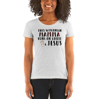 Wisconsin Mamma Ladies' short sleeve t-shirt - Thread Caboodle