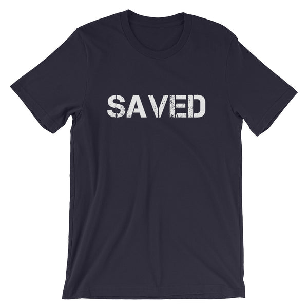 SAVED Faith Men's Christian Short-Sleeve Unisex T-Shirt - Thread Caboodle
