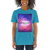Psalm 103:12 As far as the East is from the West Geometric Color Design t-shirt