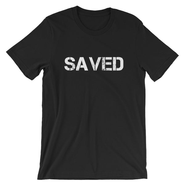 SAVED Faith Men's Christian Short-Sleeve Unisex T-Shirt - Thread Caboodle