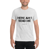 Here Am I Send Me Isaiah 6:8 Short sleeve t-shirt - Thread Caboodle