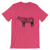 God Saved Steak Not Lettuce Cow Grunge Effect T-Shirt