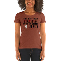 Wisconsin Mamma Ladies' short sleeve t-shirt - Thread Caboodle