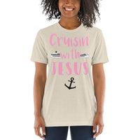 Cruisin' with Jesus Cute Travel Short sleeve t-shirt - Thread Caboodle