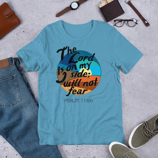 The Lord is on my side; I will not fear Faith Men's T-Shirt - Thread Caboodle