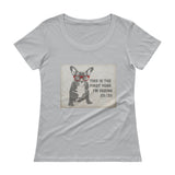 Cute French Bulldog with Glasses 2020 Vision t-shirt