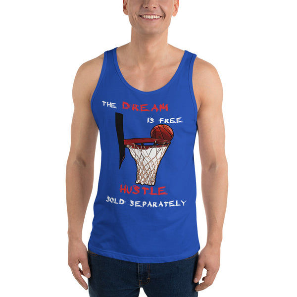 March Madness The Dream is Free Hustle Sold Separately Basketball Tank Top - Thread Caboodle