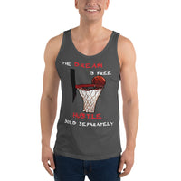 March Madness The Dream is Free Hustle Sold Separately Basketball Tank Top - Thread Caboodle