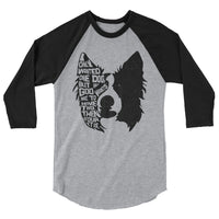 I Only Wanted One Dog Border Collie Raglan