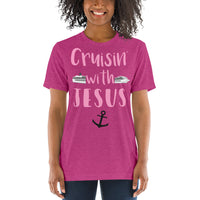 Cruisin' with Jesus Cute Travel Short sleeve t-shirt - Thread Caboodle