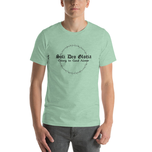 Soli Deo Gloria Glory to God Alone Men's Faith tshirt.