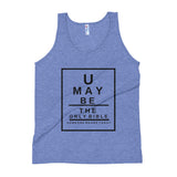 Unisex Tank Top U may be the only Bible someone reads today Snellen Eye Chart - Thread Caboodle