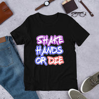 Shake Hands or Die Men's Success Entrepreneur Business Short-Sleeve T-Shirt - Thread Caboodle