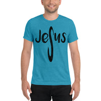 Jesus Custom Vintage Style Short sleeve t-shirt - Thread Caboodle