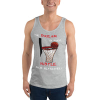 March Madness The Dream is Free Hustle Sold Separately Basketball Tank Top - Thread Caboodle
