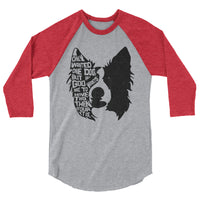 I Only Wanted One Dog Border Collie Raglan