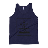 Unisex Tank Top U may be the only Bible someone reads today Snellen Eye Chart - Thread Caboodle