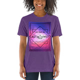 Psalm 103:12 As far as the East is from the West Geometric Color Design t-shirt