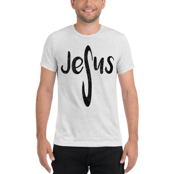 Jesus Custom Vintage Style Short sleeve t-shirt - Thread Caboodle