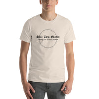 Soli Deo Gloria Glory to God Alone Men's Faith tshirt.