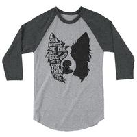 I Only Wanted One Dog Border Collie Raglan