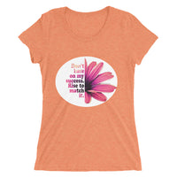 Don't hate on my success. Rise to match it. Ladies' short sleeve t-shirt - Thread Caboodle