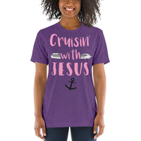 Cruisin' with Jesus Cute Travel Short sleeve t-shirt - Thread Caboodle