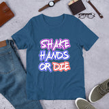 Shake Hands or Die Men's Success Entrepreneur Business Short-Sleeve T-Shirt - Thread Caboodle