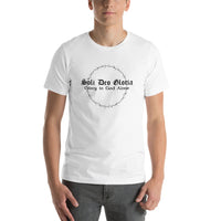 Soli Deo Gloria Glory to God Alone Men's Faith tshirt.