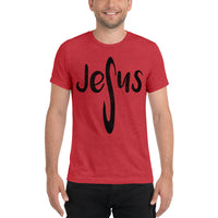 Jesus Custom Vintage Style Short sleeve t-shirt - Thread Caboodle