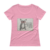 Cute French Bulldog with Glasses 2020 Vision t-shirt