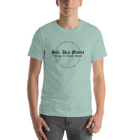 Soli Deo Gloria Glory to God Alone Men's Faith tshirt.