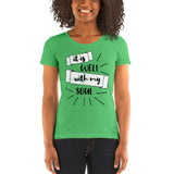 It Is Well With My Soul Faith Ladies' short sleeve t-shirt - Thread Caboodle