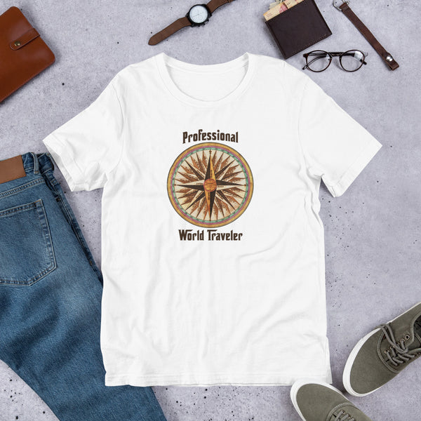 Professional World Traveler Short-Sleeve T-Shirt - Thread Caboodle