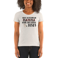 Wisconsin Mamma Ladies' short sleeve t-shirt - Thread Caboodle