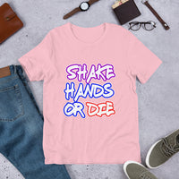 Shake Hands or Die Men's Success Entrepreneur Business Short-Sleeve T-Shirt - Thread Caboodle